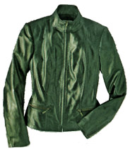 green jacket